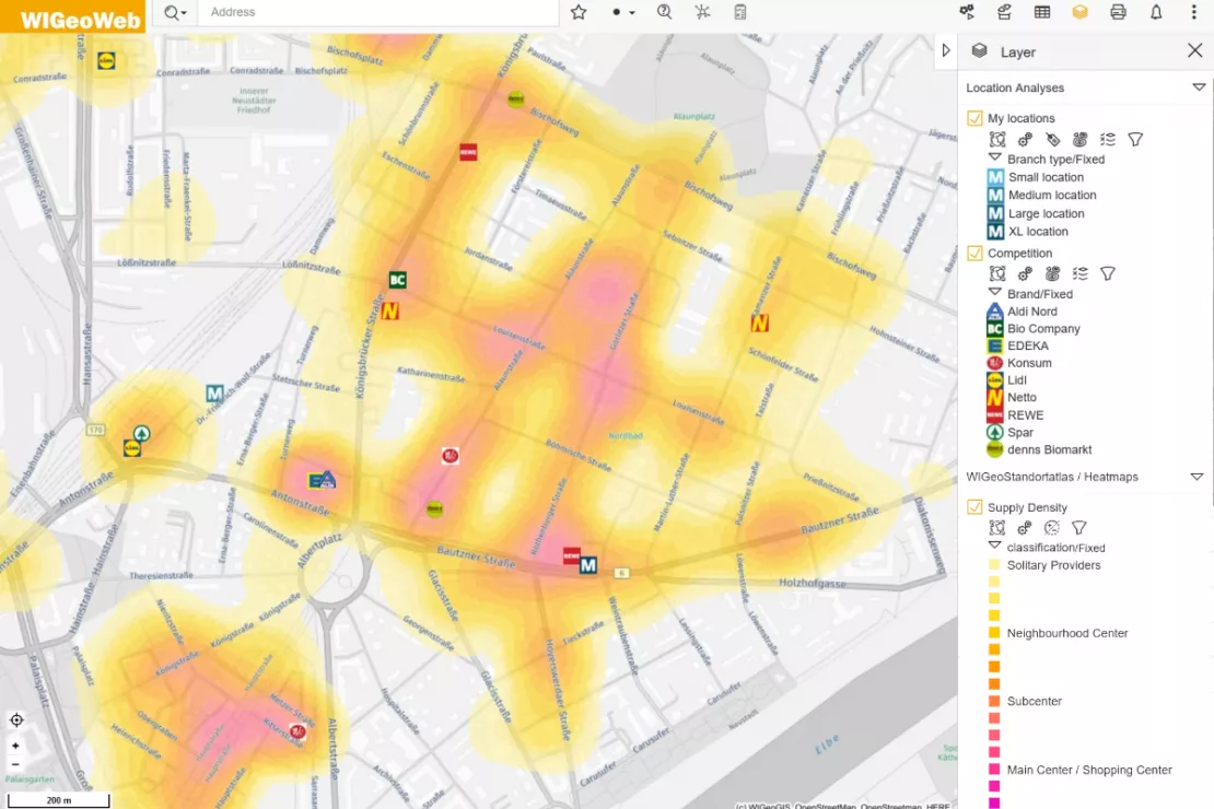 Sales forecasts in WIGeoLocation - selection of parameters