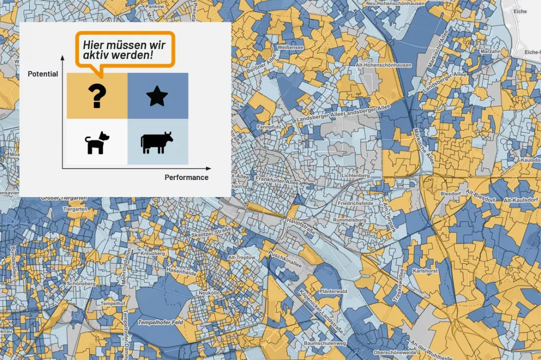 Mit dem WIGeo QGIS Plugin ist es möglich, Matix-Analysen zu erstellen