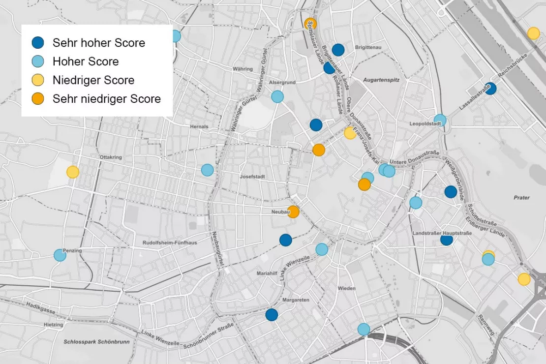 Mit dem WIGeo QGIS Plugin können Sie Scoring Analysen erstellen