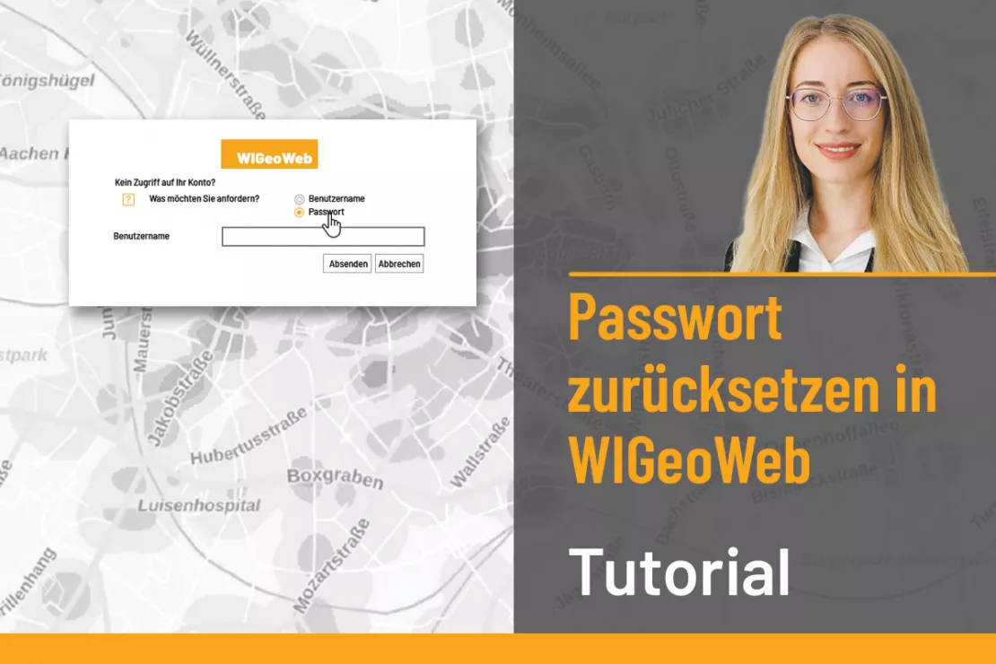 Thumbnail Video-Tutorial Passwort zurücksetzen WebGIS WIGeoWeb