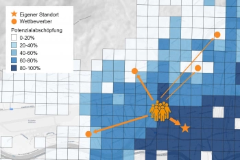 WebGIS für Standortanalysen und Umsatzprognosen