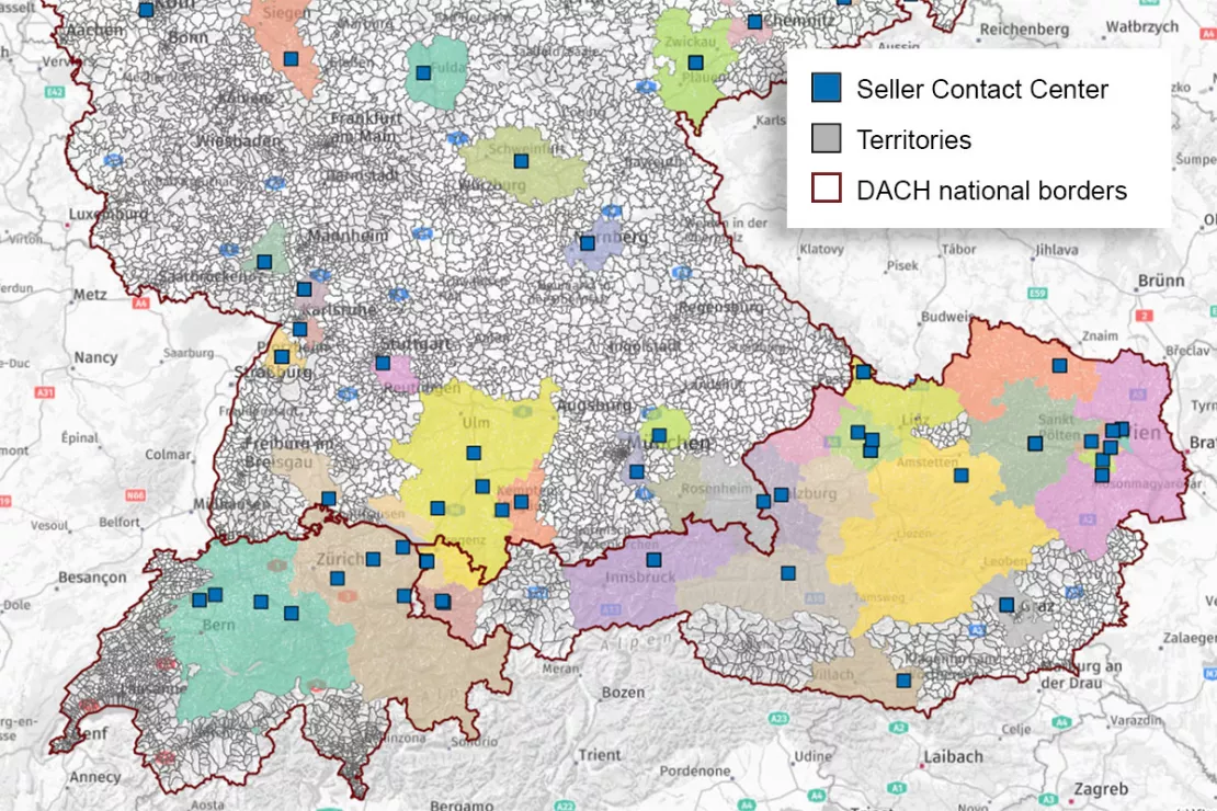 Using the WebGIS, WIGeoWeb, for franchise planning